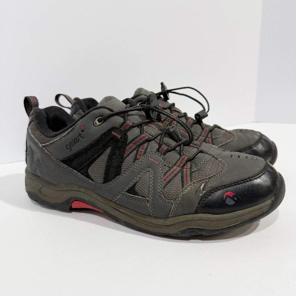 Gelert Softshell Low Waterproof Hiking Shoes Charcoal Gray Men’s Size 11